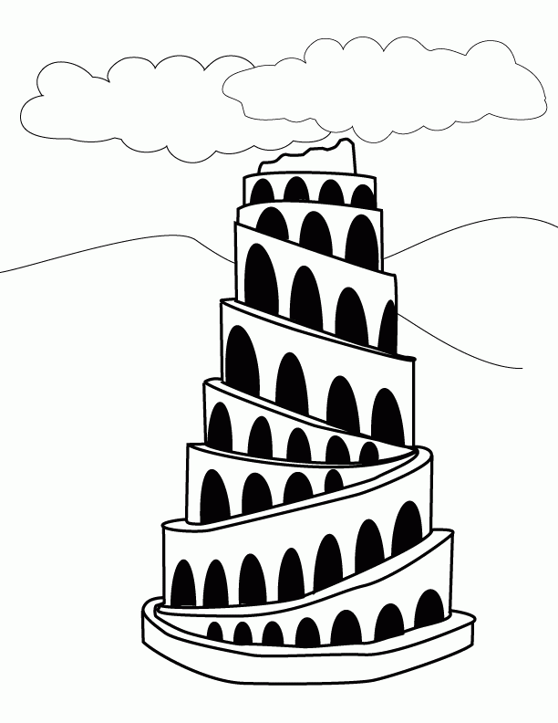 tower clipart babel