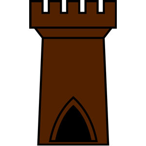tower clipart brown