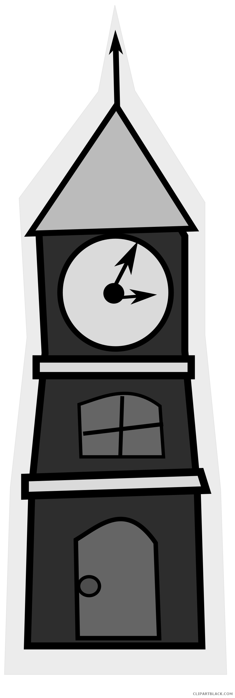 Clock clipartblack com tools. Tower clipart clocktower