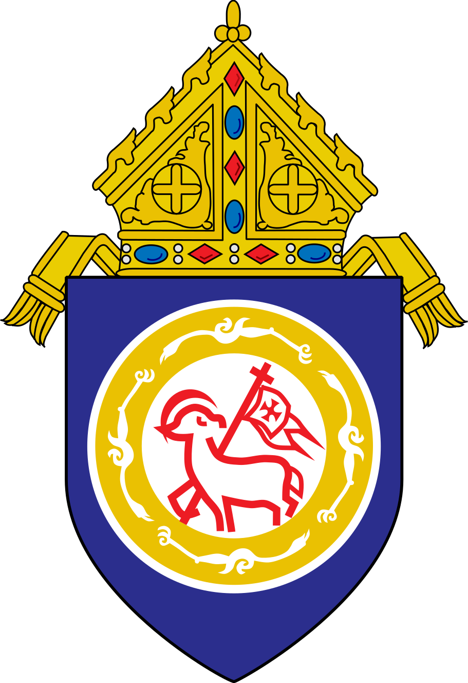 Tower clipart coat arm. Roman catholic diocese of