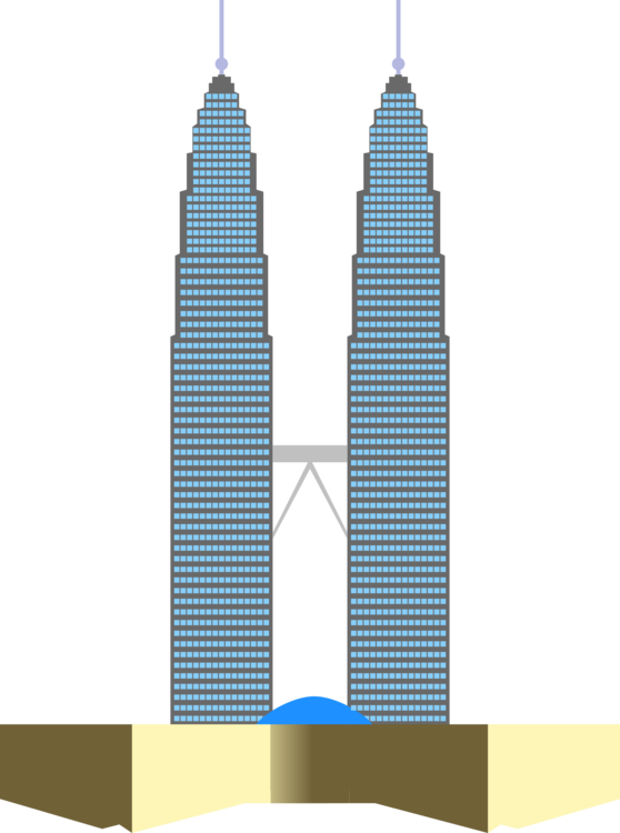 Tower clipart malaysia twin tower. Building block png royalty