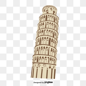 tower clipart pisa italy