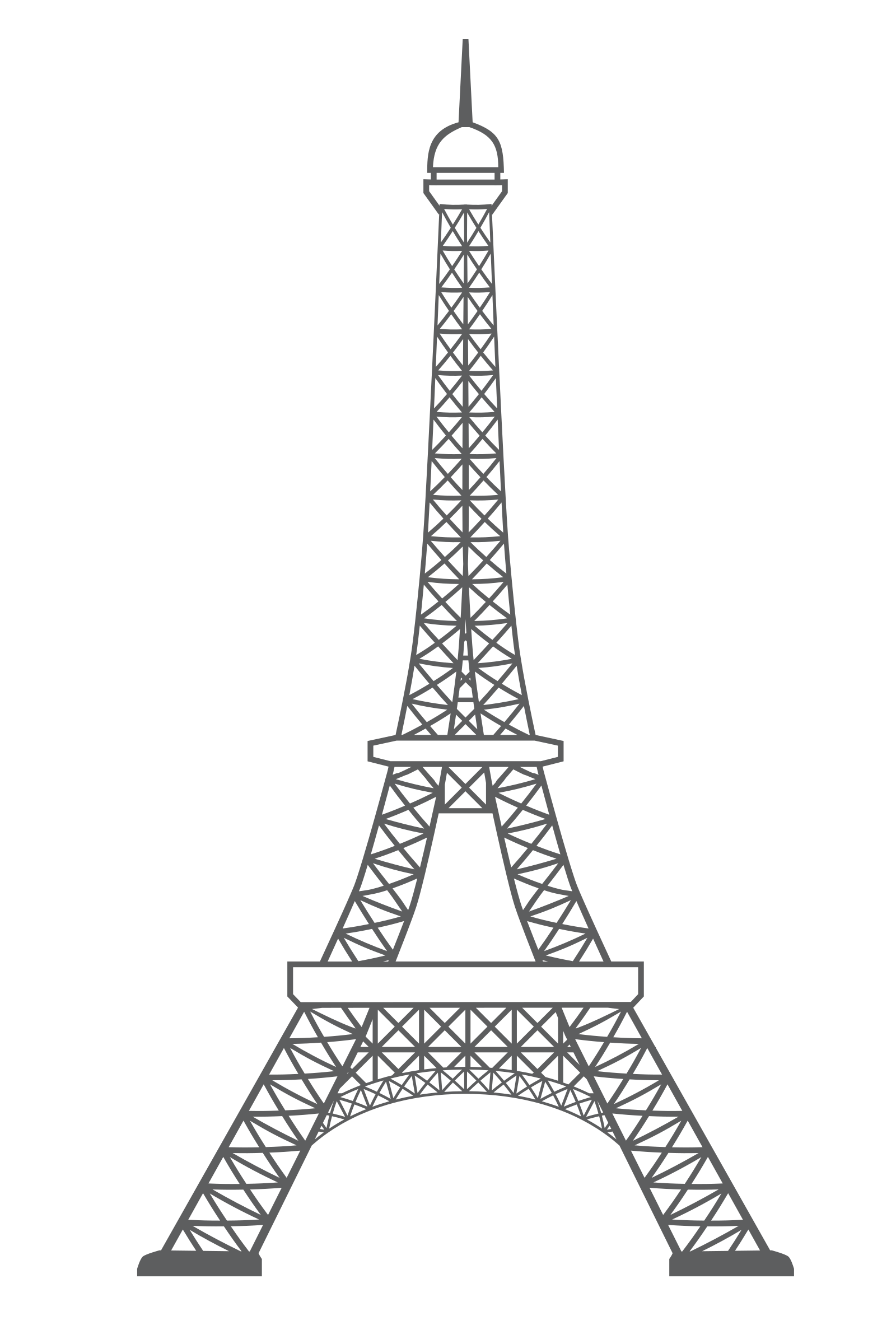 Free Printable Eiffel Tower Template Printable Templates
