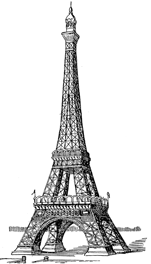 tower clipart vintage