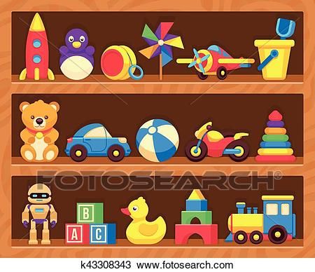 toy clipart toy shelf