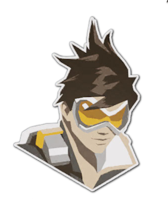 Tracer overwatch png. Image spray ready for