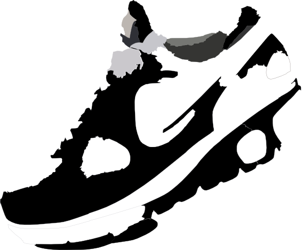 Track clipart clear. Free shoes cliparts transparent