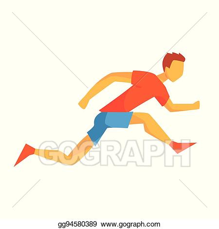 track clipart distance runner