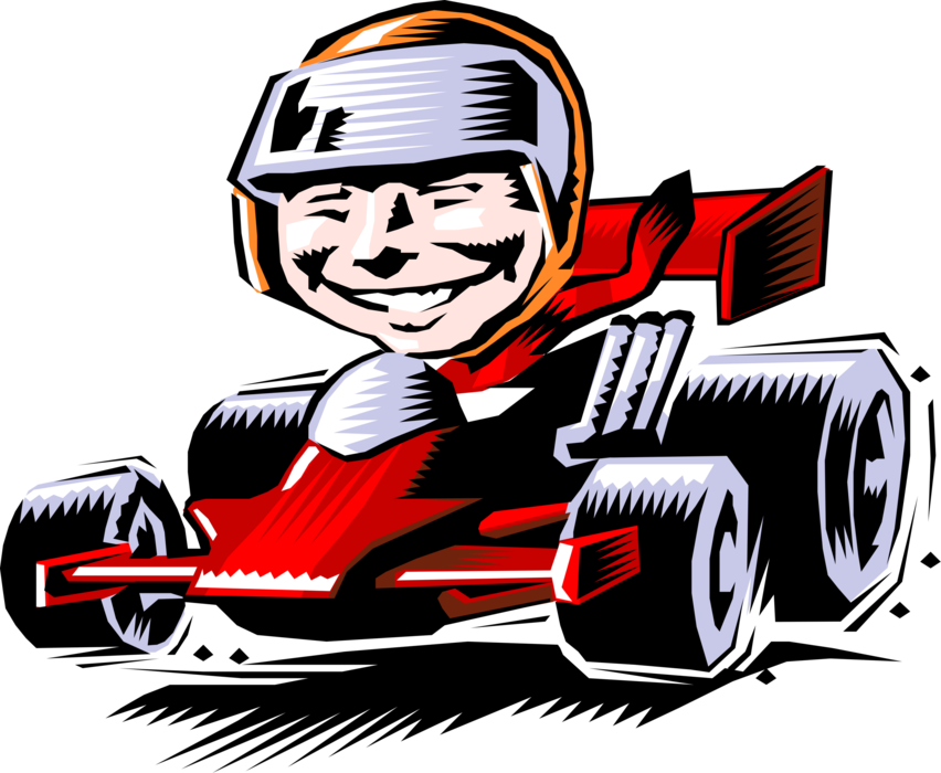 track clipart racecar