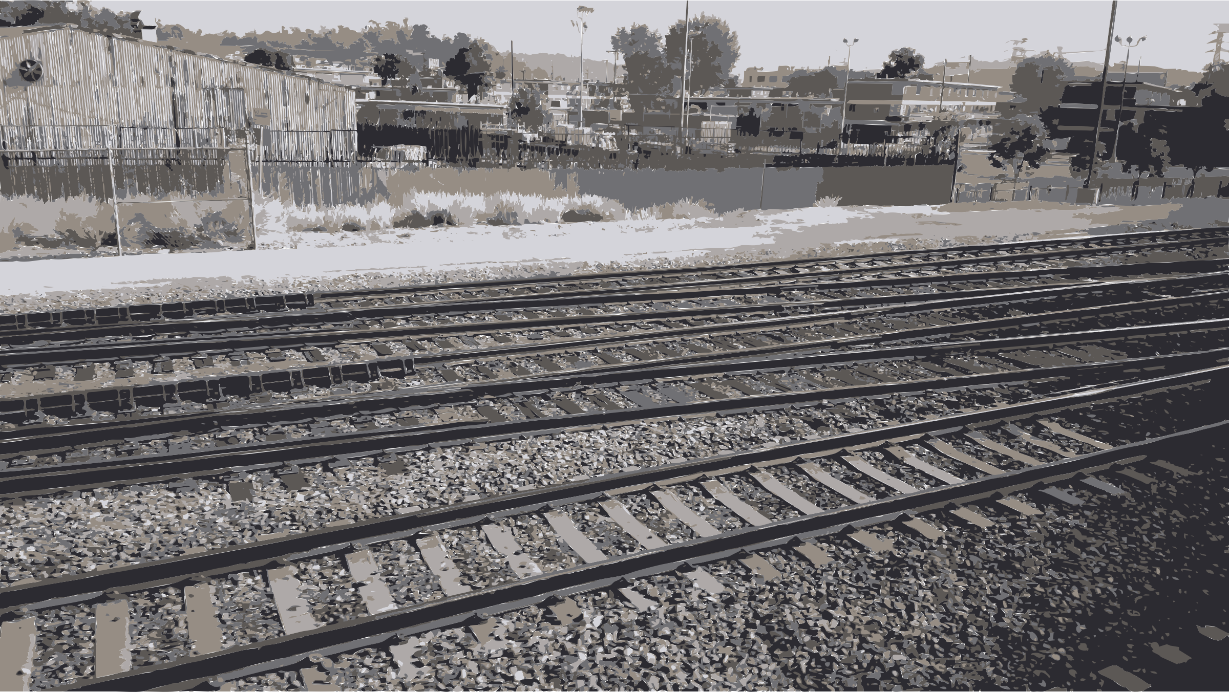 track clipart railway line