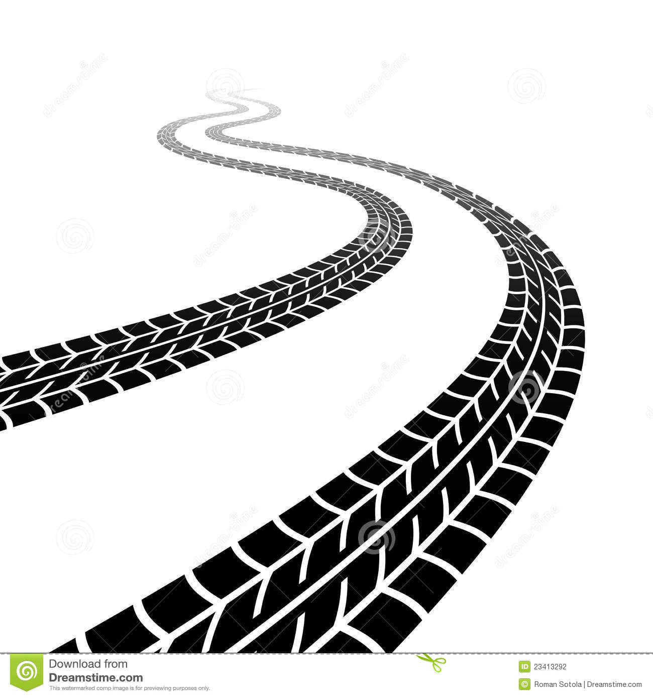 track clipart skid marks