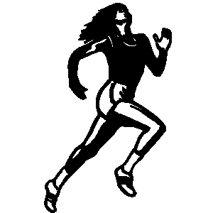 track clipart sprinting