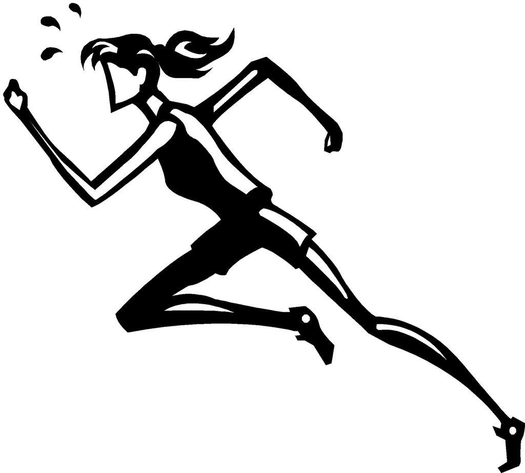 track clipart sprinting