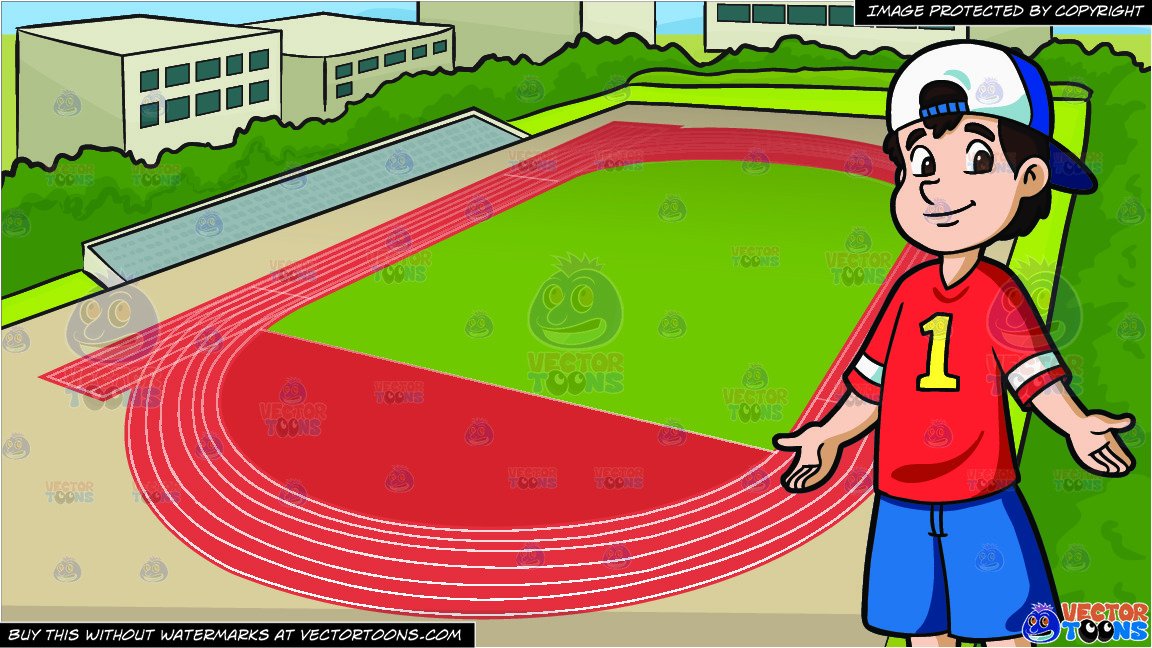 track clipart student sport