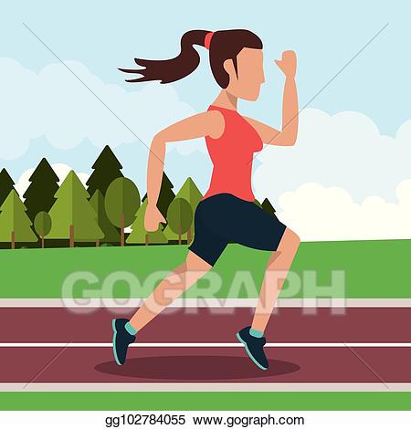 track clipart track athlete