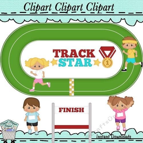 track clipart track star