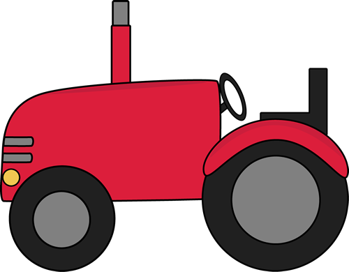 clipart barn tractor