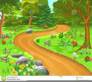 Path clipart trail. Dirt free images at
