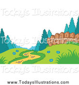 Royalty free stock new. Trail clipart forest pathway