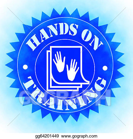 training clipart hand on