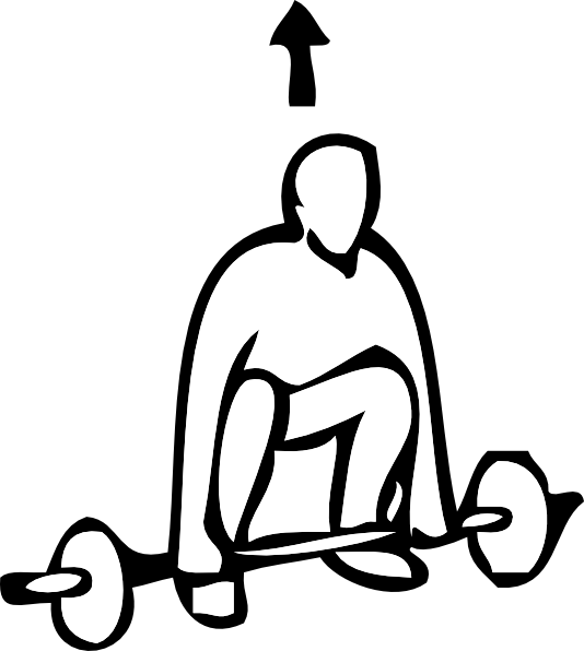 weight clipart outline