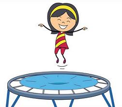 Free. Trampoline clipart