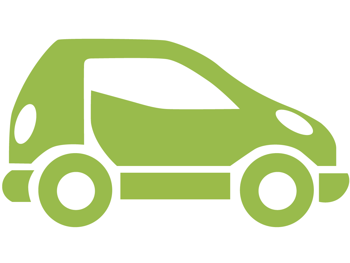 transportation clipart green car