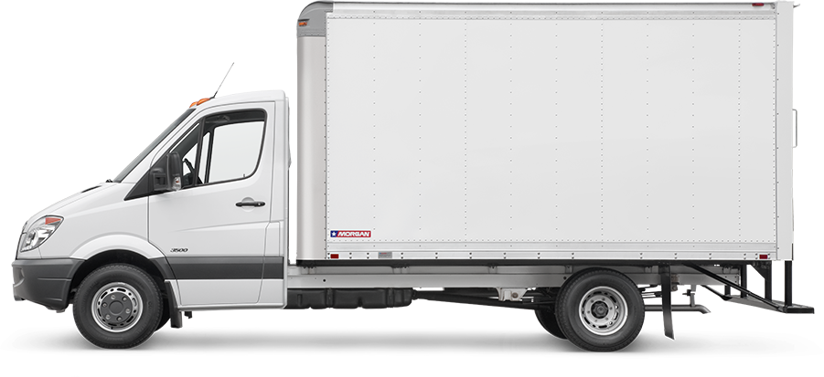 Morgan corporation freightliner and. Transportation clipart small truck