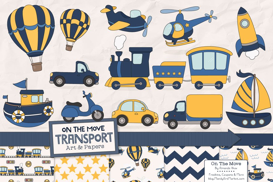 transportation clipart transportation theme