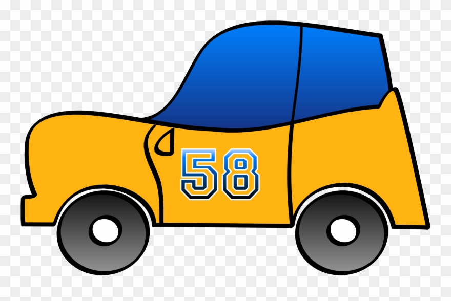 Motor vehicle mode of. Transportation clipart yellow toy car