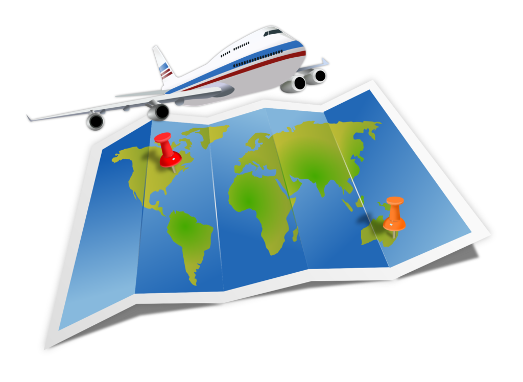 traveling clipart air transportation