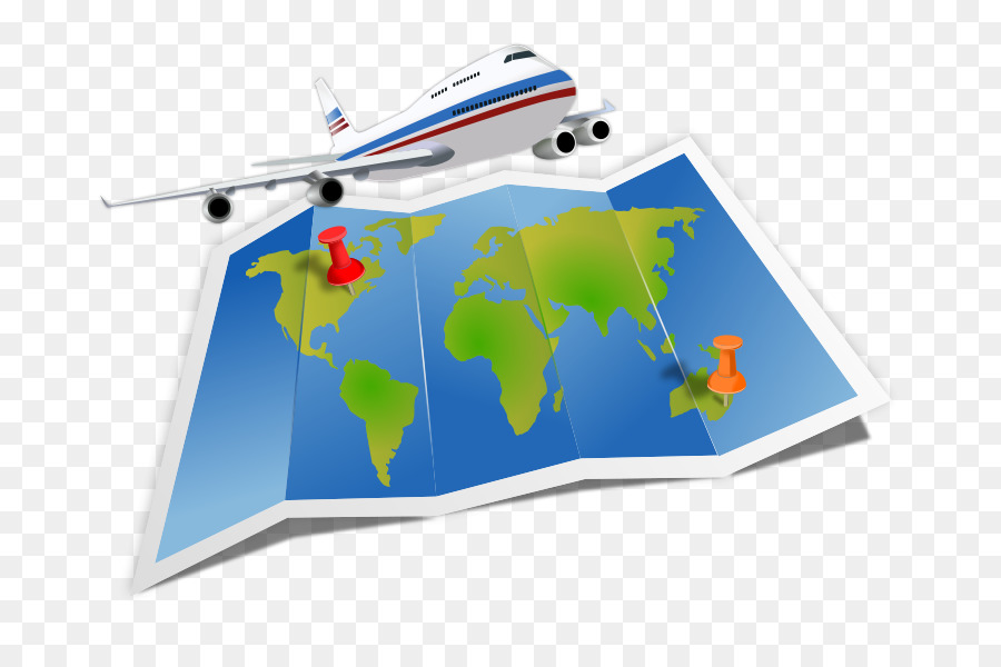 traveling clipart flying airplane