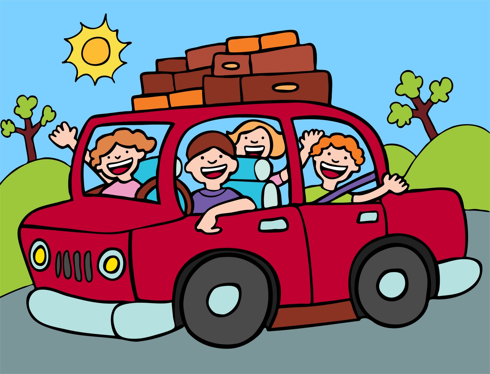 traveling clipart kid travel