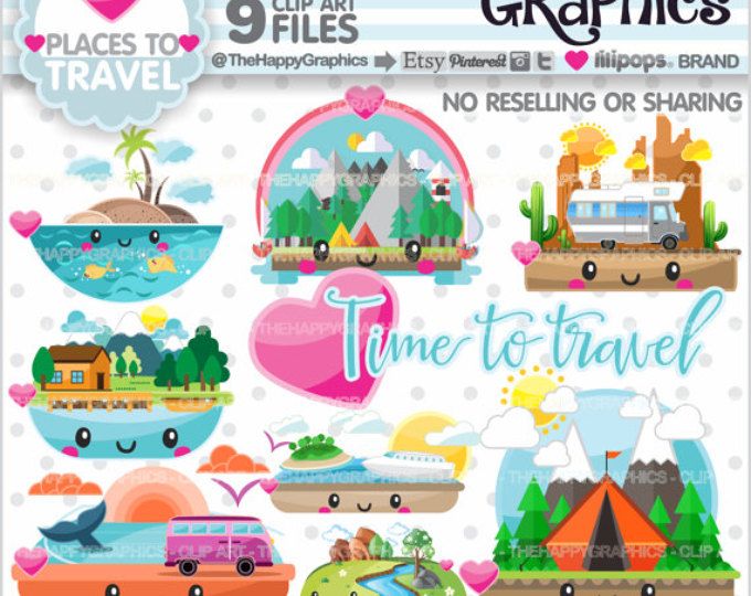 traveling clipart travel place