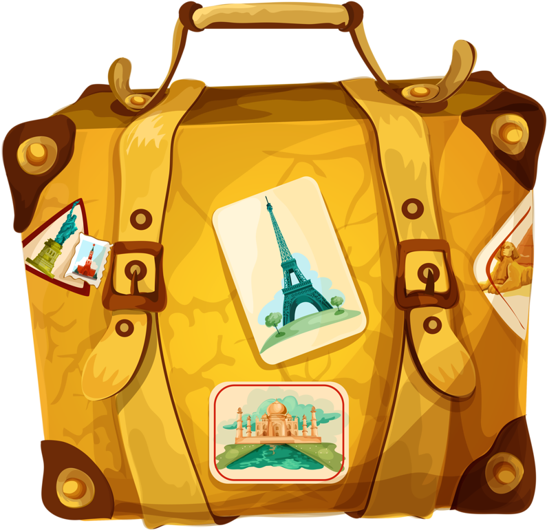 traveling clipart travel suitcase