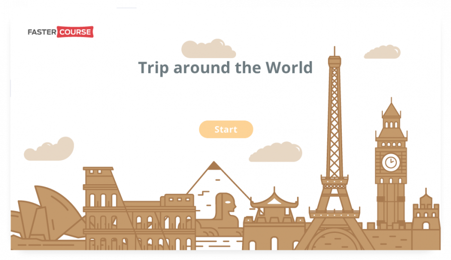 traveling clipart world cities