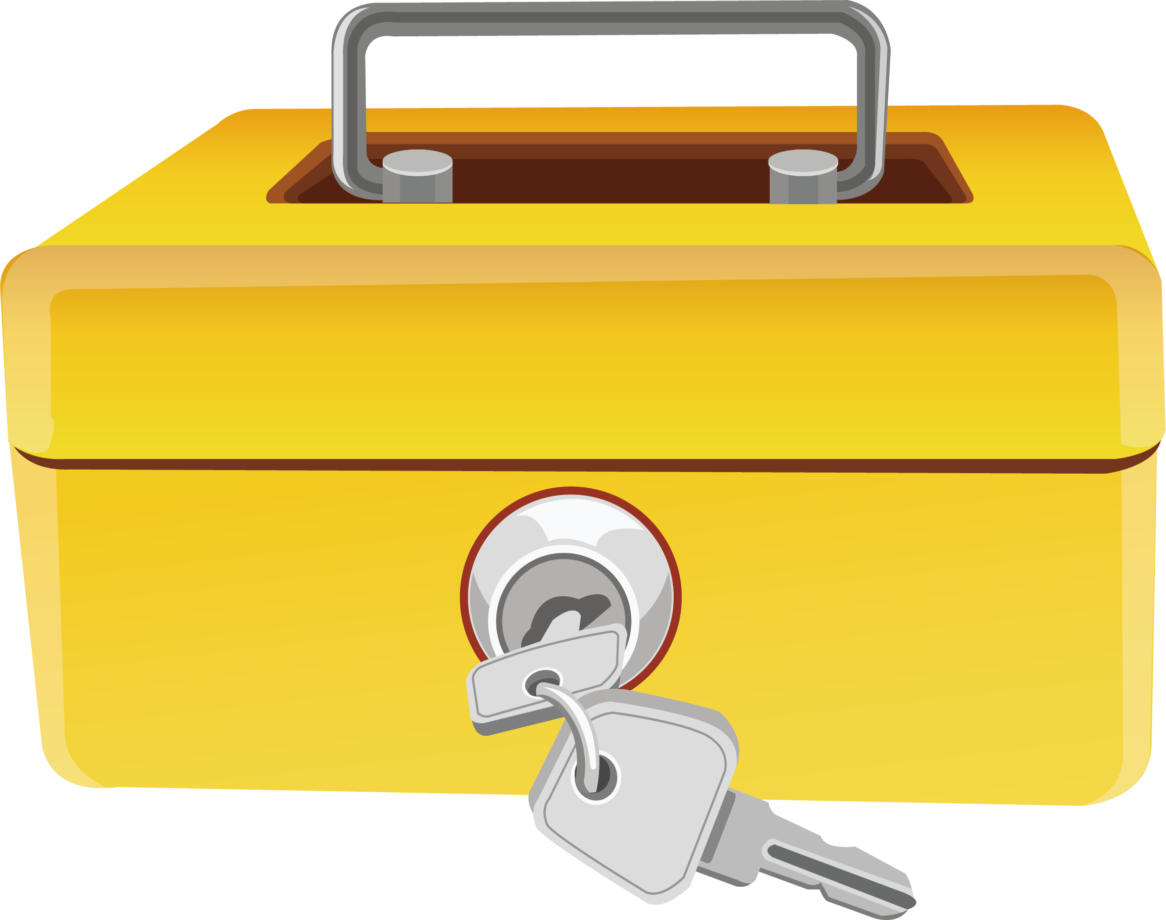 treasure clipart locked box