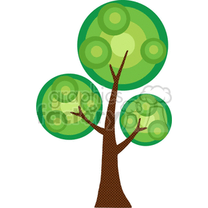 tree clipart abstract