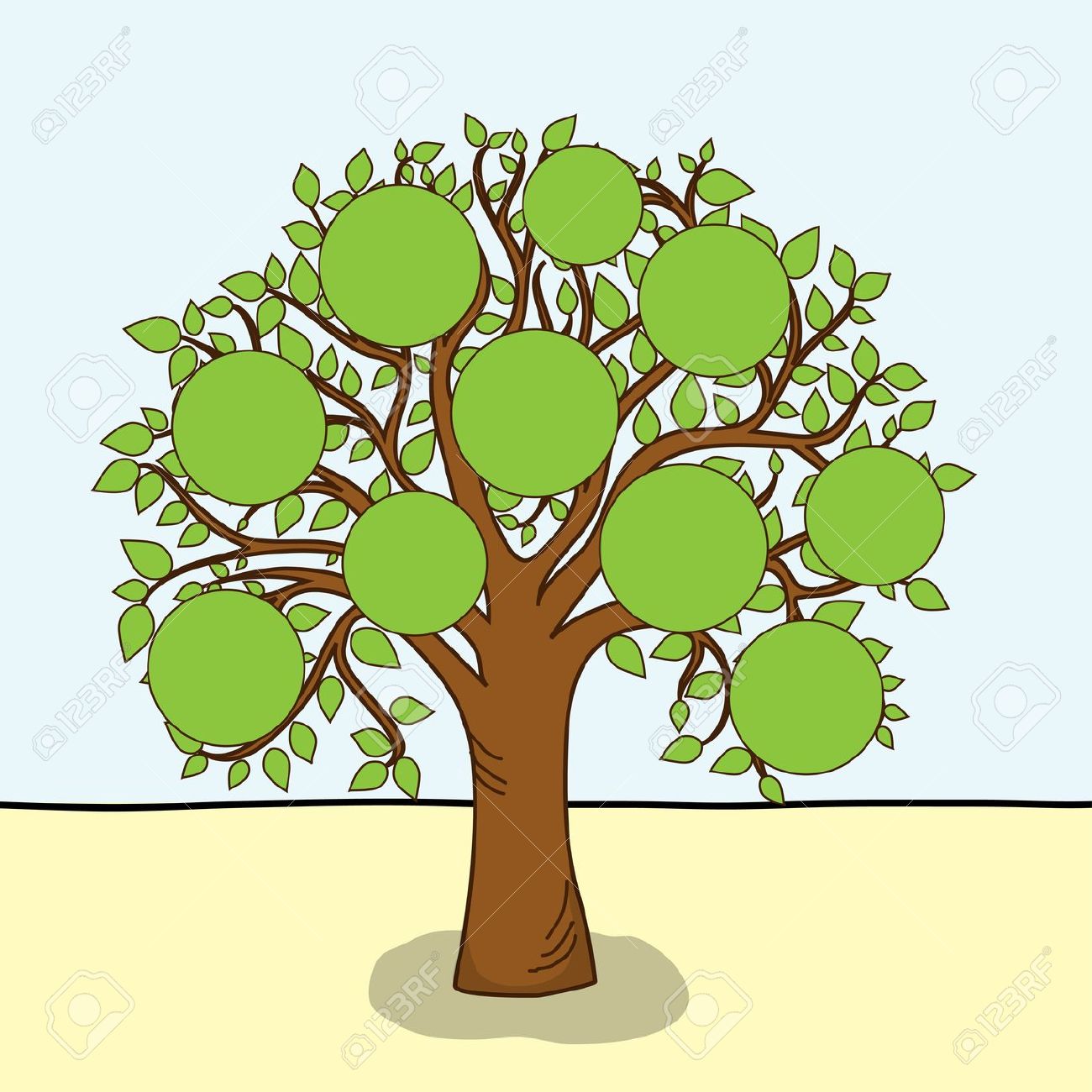 tree clipart family tree