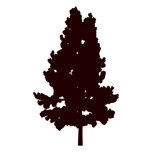 Tree silhouette vector png. Mountain pine transparent svg