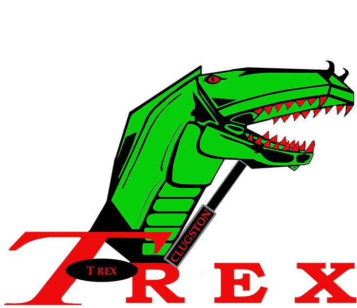 trex clipart green