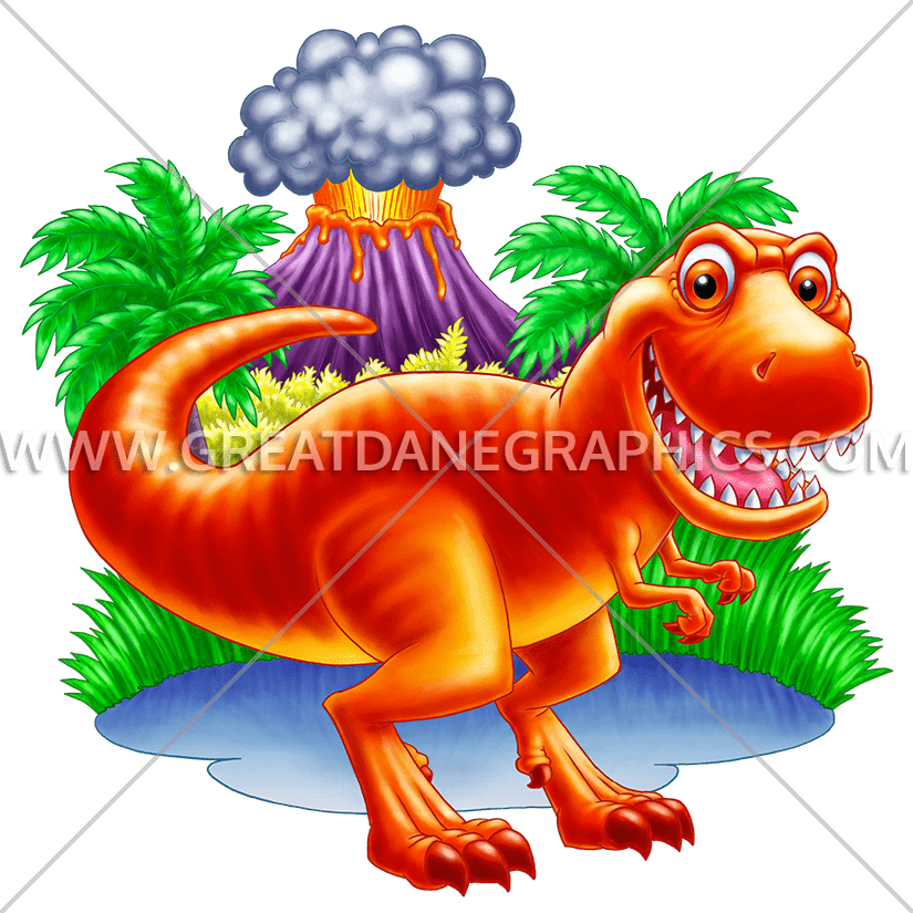 trex clipart red