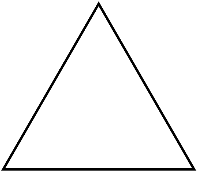 triangular clipart