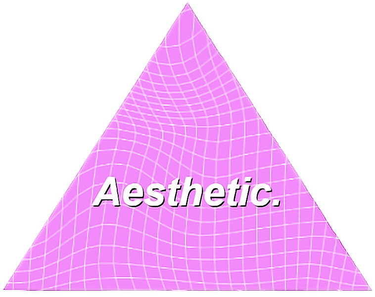 triangular clipart aesthetic