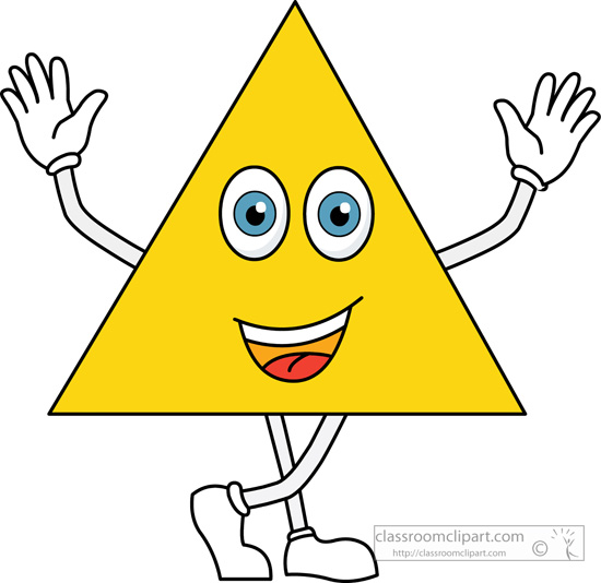 triangular clipart animated