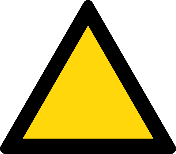 triangular clipart blank