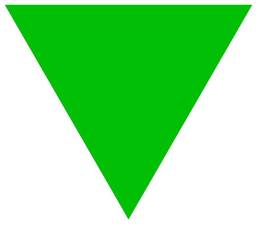 Triangular downward