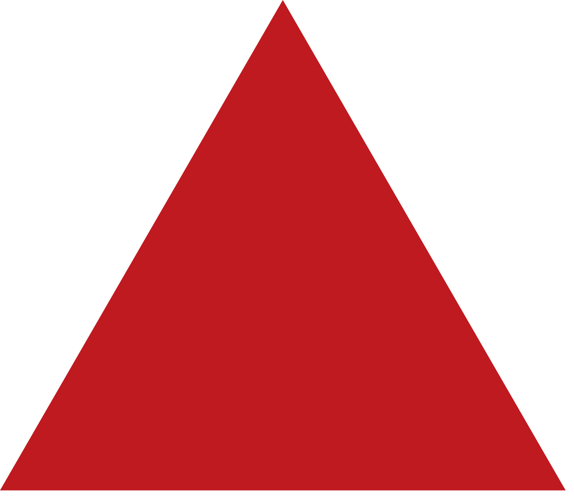 Triangular equilateral triangle