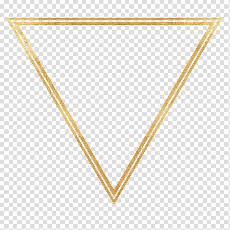 triangular clipart gold triangle