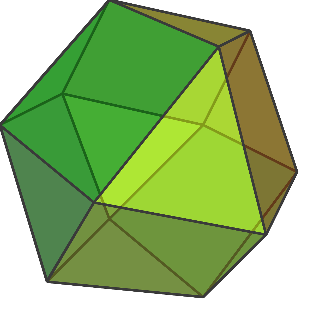 triangular clipart green triangle